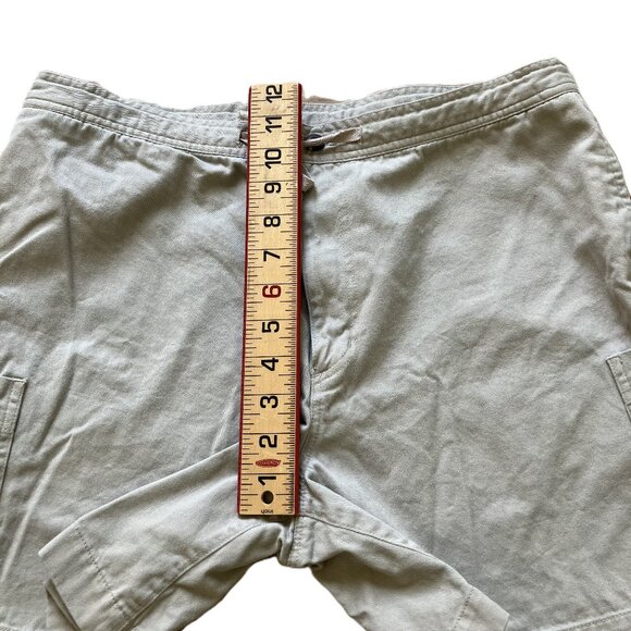 Ricki's Women's Utility Cargo Shorts Hiking Vintage Y2K Khaki Beige XL 34" Waist - Picture 3 of 6